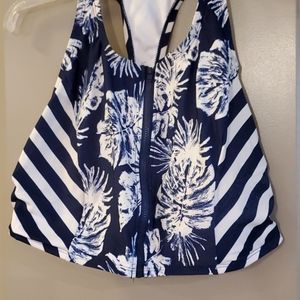 Two piece high waisted swimsuit